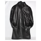 Shaw Leather Village Black Leather Coat