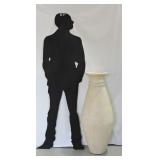 Large Monumental Textured Floor Vase ï¿½ 39'