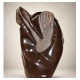 Signed Shona Stone Antelope Sculpture - K Coss