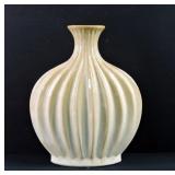 Bombay Large Ribbed Ceramic Floor Vase