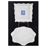 Ceriart Portugal White Ceramic Serving Pieces