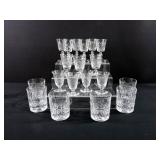 Assorted Cut Glass Stemware ï¿½ 19 Pc