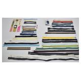 Assortment of Vintage & Modern Sewing Zippers