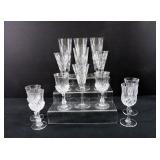 Assorted Crystal Stemware ï¿½ 13 Pc