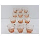 Libbey St. Clair Peach Juice Glasses ï¿½ 12 Pc
