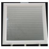 Contemporary Square White Framed Wall Mirror ï¿½ 27'