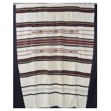 Vintage Handwoven Striped Textile / Blanket