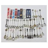 Vintage Souvenir Collector Spoons ï¿½ 47 Pc