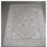 Large Persian-Style Area Rug with Medallion Design