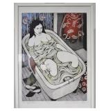 Lorie Schinko The After Bath, 1986 Colour Etching