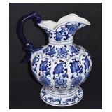 Porcelain Ewer / Pitcher ï¿½ Floral Design