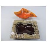 MCM Evangeline Canada Art Pottery Ashtrays