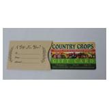 $50 Gift Certificate from Country Crops, Erin