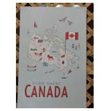 'Home Sweet Canada' Canvas Frame Print