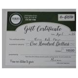 $100 Gift Certificate from Fergies Fine Foods