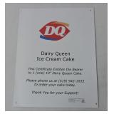 Gift Certificate - 10' Round  Dairy Queen Cake