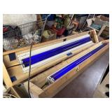 4x4 Foot black lights in wooden box-tested