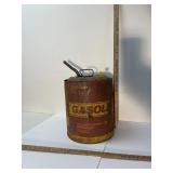 Metal gasoline can-11ï¿½ diameter x 12.5ï¿½ tall