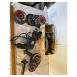 Black & Decker drill & assorted cutting wheels-