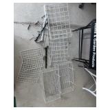 Wire baskets/shelves/ brackets