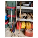 Broom & miscellaneous cleaning mops- see pictures