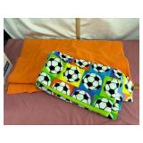 Two Pieces of Colored Fabric