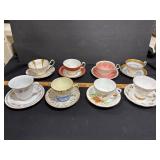 Fine China Teacups & Saucers