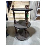 Three-Tier Wooden Display Shelf