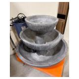 Three-Tier Resin Water Fountain