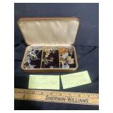 Box of assorted cufflinks