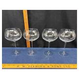 Four Balloon Wine Glasses