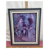 Framed Paul Ygartua Print on Canvas