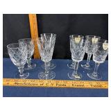 Three Sets of Crystal Glasses