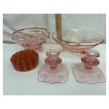 Pink Depression Glassware