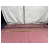 Pegboard Wire Shelf - 47' Long, 6.5'' Deep