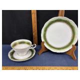 Cup & saucer trio made in Germany