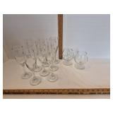Champagne Flutes & Brandy Snifters - Glass