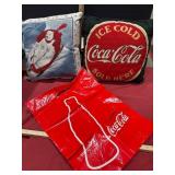 Coca-Cola Decorative Pillows and Bag