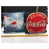 Coca-Cola Polar Bear Pillow Set