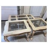 Three-Piece Glass-Top Table Set