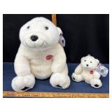 Coca-Cola Polar Bear Plush Set