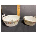 Hand-Painted Nippon Floral Bowls