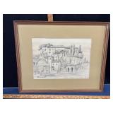 Pencil Drawing of Rome by Artist