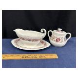 Vintage Wedgwood Gravy Boat With Attached