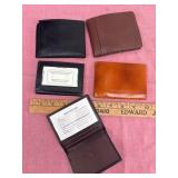 Four Leather Wallets