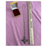 Vintage Miracle Celtic Cross Pendant Necklace