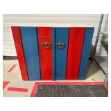 Two-Tone Wooden Cabinet With Storage