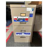 Steel Two-Drawer Filing Cabinet