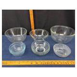 Clear Glass Mixing Bowls