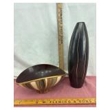 Decorative Bowl and Vase Set